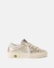 Golden Goose Kids Golden Goose Kids May metallic leather sneakers - 3