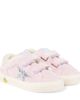 Golden Goose Kids Golden Goose Kids May School glitter suede sneakers - 1