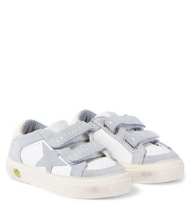 Golden Goose Kids Golden Goose Kids May suede and leather sneakers