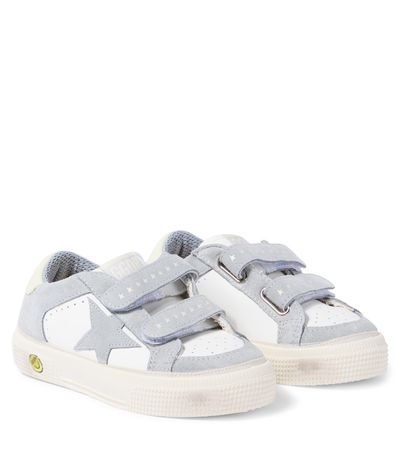 Golden Goose Kids Golden Goose Kids May suede and leather sneakers