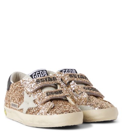 Golden Goose Kids Golden Goose Kids Old School glitter sneakers