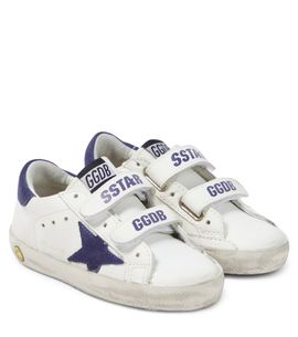Golden Goose Kids Golden Goose Kids Old School leather sneakers