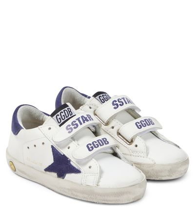 Golden Goose Kids Golden Goose Kids Old School leather sneakers
