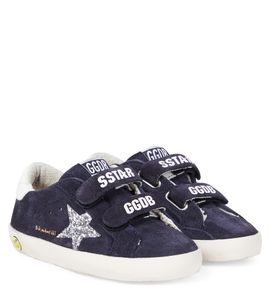 Golden Goose Kids Golden Goose Kids Old School sequined suede sneakers