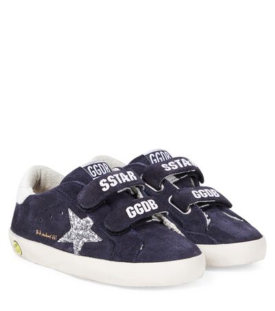 Golden Goose Kids Golden Goose Kids Old School sequined suede sneakers