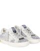 Golden Goose Kids Golden Goose Kids Super Star glitter suede-trimmed sneakers - 1