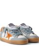 Golden Goose Kids Golden Goose Kids Super Star suede-trimmed leather sneakers - 1