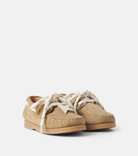 Golden Goose Kids Golden Goose Kids Young Cruise suede boat shoes
