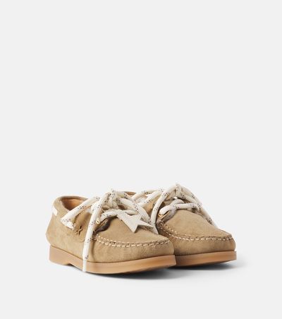 Golden Goose Kids Golden Goose Kids Young Cruise suede boat shoes