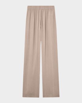 Golden Goose Pull-On Wool-Blend Pinstripe Pants