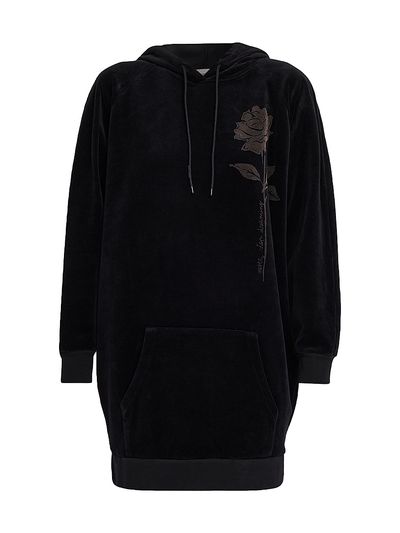 Golden Goose Women's Journey Velvet Hoodie Minidress
