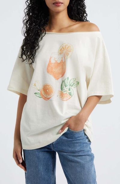 GOLDEN HOUR GOLDEN HOUR Aperol Spritz Graphic Cotton T-Shirt