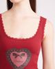 GOLDEN HOUR GOLDEN HOUR Delicate Heart Lace Trim Graphic Tank Top - 4