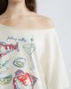 GOLDEN HOUR GOLDEN HOUR Stay Salty Graphic Off the Shoulder T-Shirt - 4