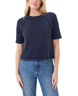 Goldie Lewinter Goldie Lewinter Denim Wash Raglan Top