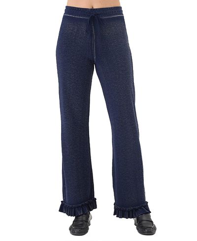 Goldie Lewinter Goldie Lewinter Denim Wash Ruffle Pant