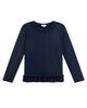 Goldie Lewinter Goldie Lewinter Denim Wash Ruffle Sweatshirt - 4