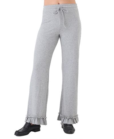 Goldie Lewinter Goldie Lewinter Heathered Ruffle Sweatpant