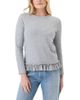 Goldie Lewinter Goldie Lewinter Heathered Ruffle Sweatshirt - 1