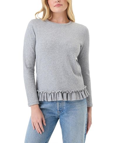 Goldie Lewinter Goldie Lewinter Heathered Ruffle Sweatshirt