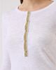 Goldie Lewinter Goldie Lewinter Pave Shimmer Henley Top - 4