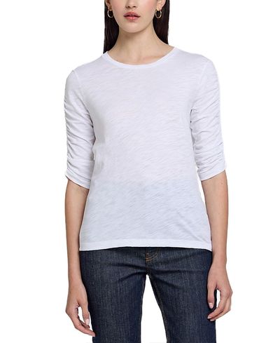 Goldie Lewinter Goldie Lewinter Ruched Half Sleeve Tee