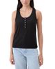 Goldie Lewinter Goldie Lewinter Signature Slub Henley Tank - 1