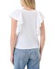 Goldie Lewinter Goldie Lewinter Signature Slub Waterfall Ruffle Shell Top - 4