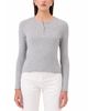 Goldie Lewinter Goldie Lewinter Sloane Pointelle Henley Tee - 1
