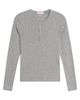 Goldie Lewinter Goldie Lewinter Sloane Pointelle Henley Tee - 3