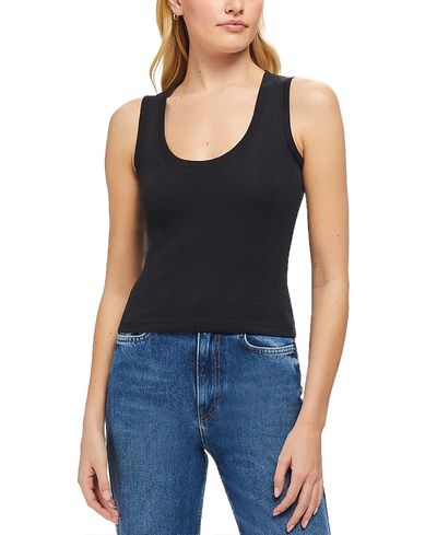 Goldie Lewinter Goldie Lewinter Variegated Rib Crop Tank Top