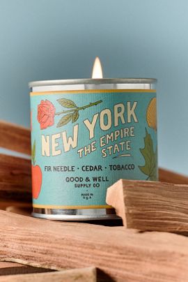 Good & Well Supply Co. Woody New York Tin Candle