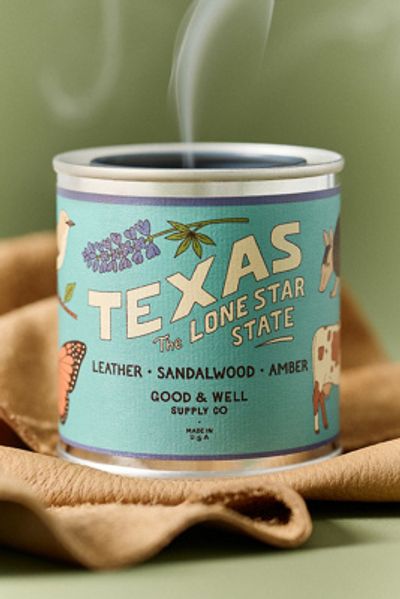 Good & Well Supply Co. Woody Texas Tin Candle