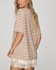 Good American Cotton Striped Crewneck Tee - 2