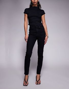 Good American Good American always fits good legs skinny jeans in black