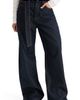 Good American Good American Belted Low Waist Baggy Wide Leg Jeans - 1