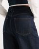 Good American Good American Belted Low Waist Baggy Wide Leg Jeans - 4