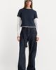 Good American Good American Belted Low Waist Baggy Wide Leg Jeans - 5