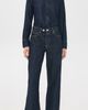Good American Good American Belted Vintage Baggy Jeans Rinse - 5