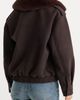 Good American Good American Better Than Leather Faux Leather Bomber Jacket - 2