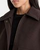 Good American Good American Better Than Leather Faux Leather Bomber Jacket - 4