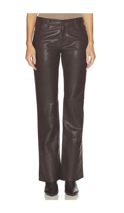 Good American Good American Better Than Leather Low Rise Bootcut