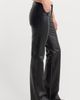 Good American Good American Better Than Leather Low Rise Bootcut Faux Leather Pants - 3