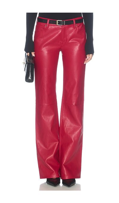 Good American Good American Better Than Leather Vintage Low Rise Pant