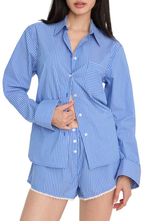 Good American Good American Classic Boxy Poplin Button-Up Shirt