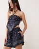 Good American Good American drawstring waist boxy shorts in navy bandana print - part of a set-Multi - 4