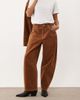Good American Good American faux suede vintage barrel ankle length jeans in cafe clay - part of a set-Brown - 2