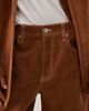 Good American Good American faux suede vintage barrel ankle length jeans in cafe clay - part of a set-Brown - 4