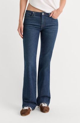 Good American Good American Ghost Waist Low Rise Bootcut Jeans