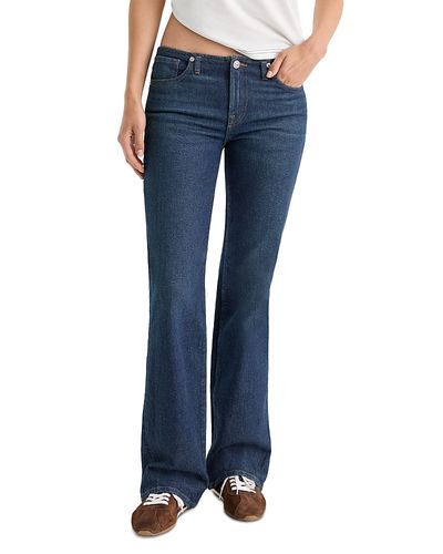 Good American Good American Ghost Waist Low Rise Bootcut Jeans in Indigo 1329